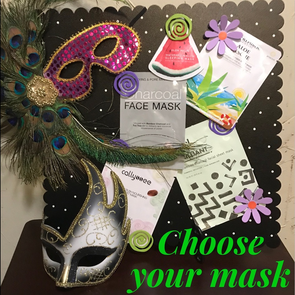 5 Different Facial Masks packaged together for you